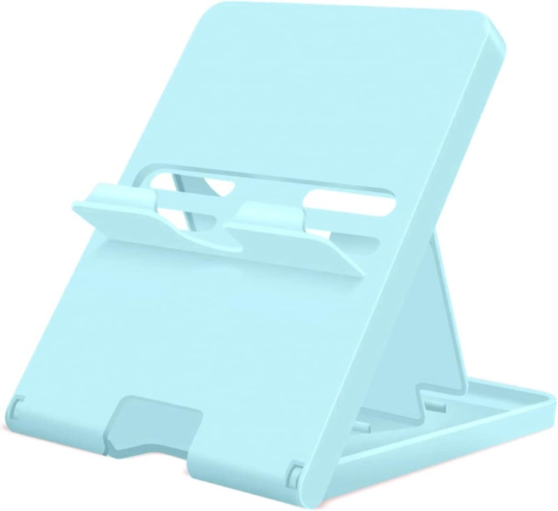 ELIATER Stand Compatible with Nintendo Switch, Adjustable Switch Playstand, Foldable Phone Stand for Desk, Compact & Portable Switch Holder Accessories (Blue) - Image 1